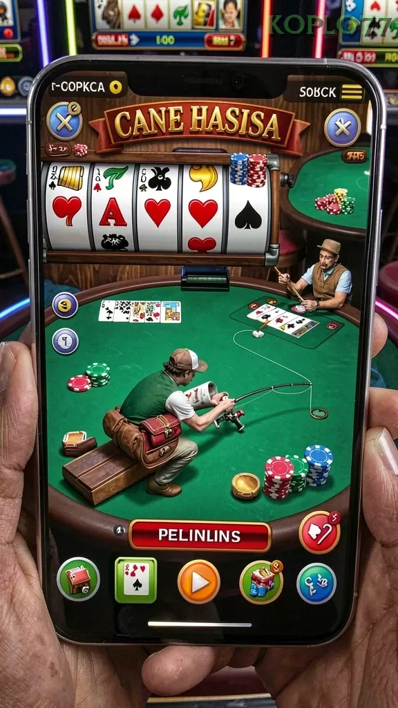 Cuplikan layar MACANTOGEL — menu navigasi