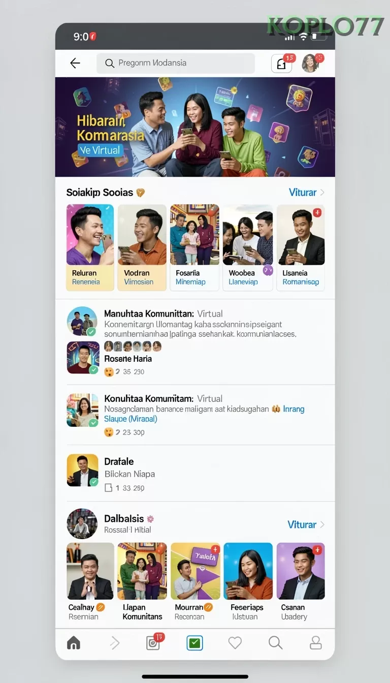 Cuplikan layar 8II — halaman utama