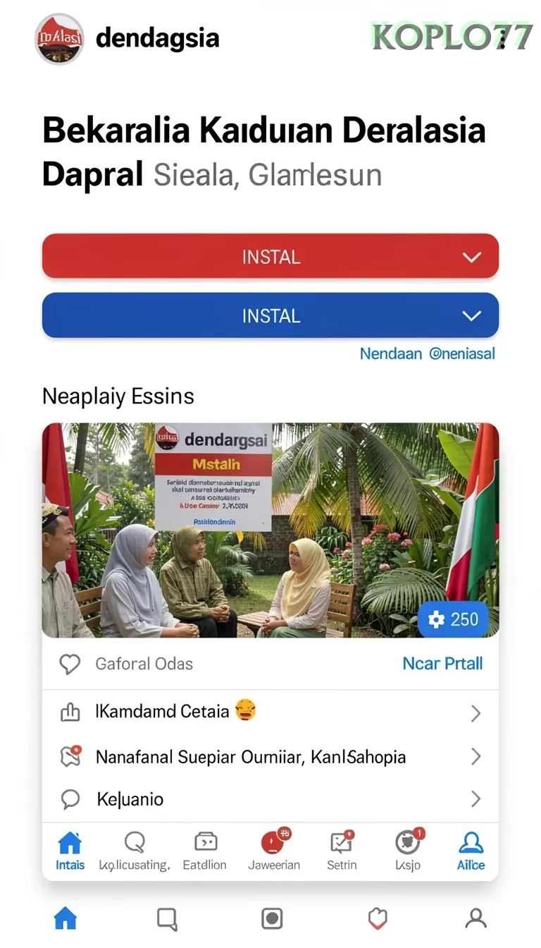 Cuplikan layar ZZ4D — menu navigasi