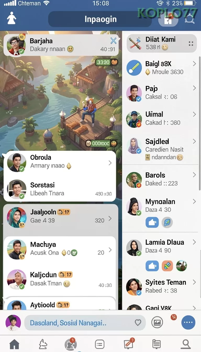 Cuplikan layar SR996 — halaman utama