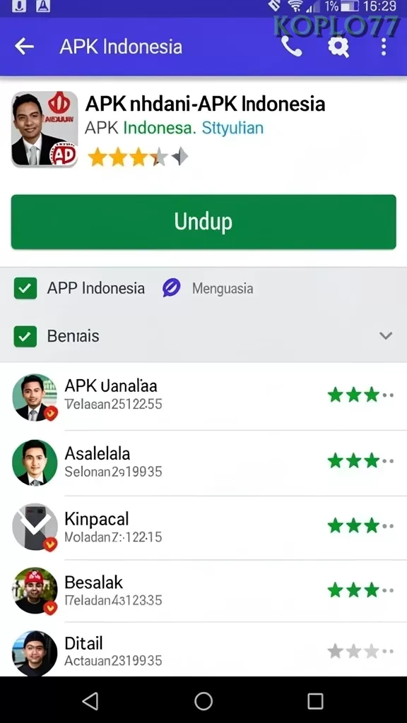 Cuplikan layar KILAT77 — halaman utama