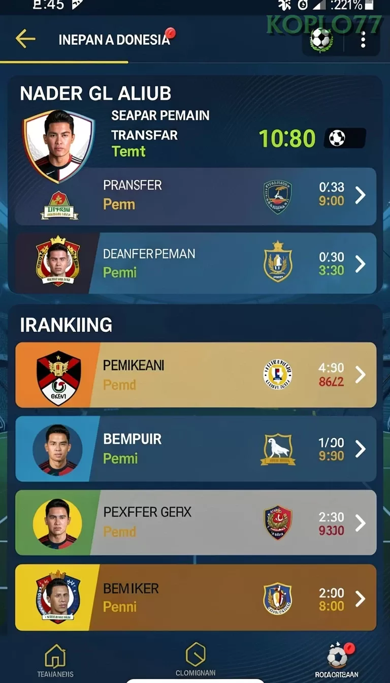 Cuplikan layar 98SPIN — aktivitas